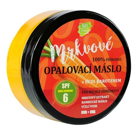 Vivaco mrkvové opaľovacie maslo s betakaroténom SPF6, 150 ml