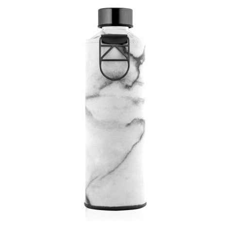 Equa Mismatch sklenená fľaša na vodu + obal z umelej kože farba Lila