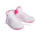 Dievčenská rekreačná obuv ADIDAS Hoops 3.0 Mid K cloud white orchid fusion lucid pink