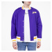 Mitchell & Ness 75th Anniversary Warm Up Jacket Los Angeles Lakers Dark Purple - Pánske - Bunda 