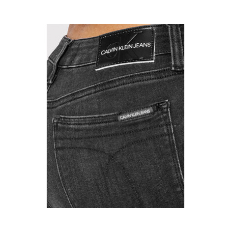 Calvin Klein Jeans Skinny Fit džínsy Mid Rise J20J214099 Čierna Skinny Fit