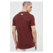 Tréningové tričko Under Armour bordová farba, jednofarebné, 1361683