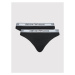 Emporio Armani Underwear Súprava 2 kusov brazílskych nohavičiek 163337 2R227 00020 Čierna