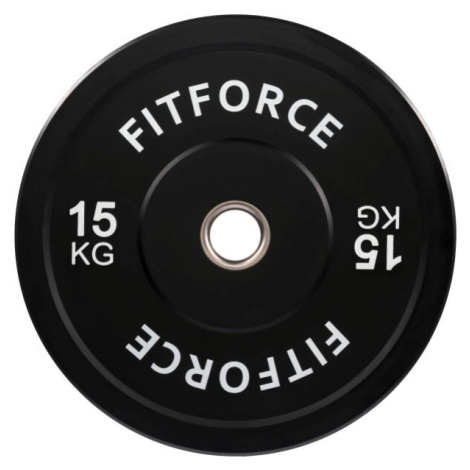 Fitforce PLRO 15 KG x 50 MM Nakladací kotúč, čierna, veľkosť