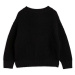 Detský bavlnený sveter Mini Rodini čierna farba