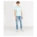 Pepe jeans  PM205117WI0R | Callen Crop  Nohavice päťvreckové Modrá