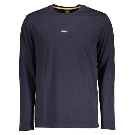 BOSS LONG SLEEVE T-SHIRT MEN BLUE Hugo Boss