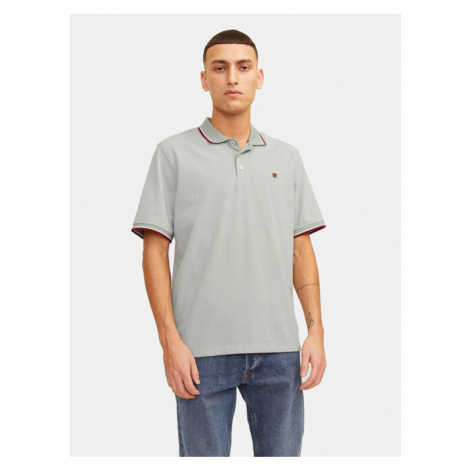 Jack&Jones Polokošeľa Bluwin 12169064 Sivá Regular Fit Jack & Jones