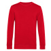 B&amp;C Unisex tričko s dlhým rukávom WU31B Red