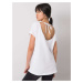 Women's white monochrome T-shirt