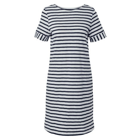 Džersejové šaty, prúžkované
