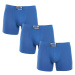 3PACK pánske boxerky Styx long klasická guma modré (3F1167)