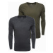 Ombre Men's V-NECK longsleeve set - mix 2