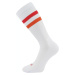 Ponožky Voxx Retran bílá-červená, 1 pár
