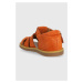Detské kožené sandále Reebok Classic hnedá farba