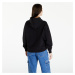 Mikina Calvin Klein Jeans Satin Hoodie Black