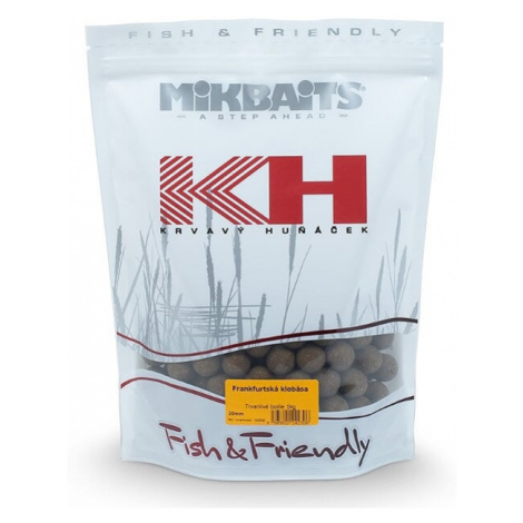 Mikbaits boilie krvavý huňáček slivka/oliheň - 1 kg 20 mm