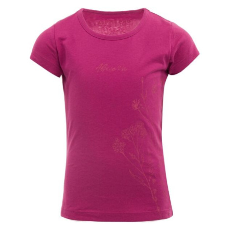 ALPINE PRO GANSTO Dievčenské tričko, ružová, veľkosť