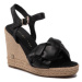 Tommy Hilfiger Espadrilky Th Waves High Wedge Sandal FW0FW06671 Čierna