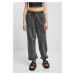 Women's High Waist Stone Washed Sweat Pants black