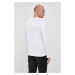 Bavlnené tričko s dlhým rukávom Armani Exchange biela farba, s potlačou, 8NZTPL ZJH4Z NOS