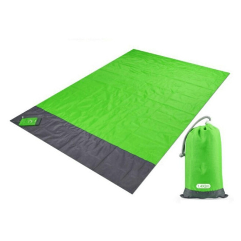 Vrecková outdoor mini deka, 200 x 140 cm Farba: Zelená