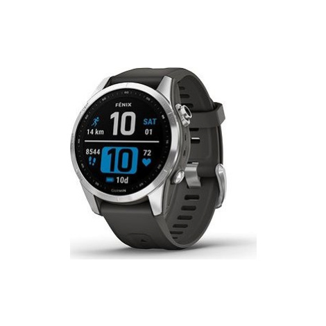 Garmin Fenix 7S Silver/Graphite Band