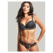 Panache Clara Moulded Sweetheart black/vintage gold 7251