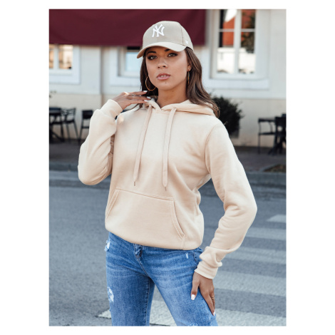 Dámska mikina BASIC beige Dstreet BY1329