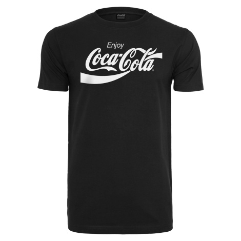 Men's T-shirt with Coca Cola logo black