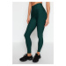 Trendyol Emerald Green Compression športové legíny po celej dĺžke