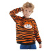 Denokids Tiger Applique Boy Sweatshirt