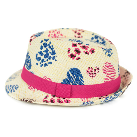 Dámsky klobúk Art Of Polo Hat cz20121 Ecru/Raspberry