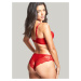 Panache Ana Plunge salsa red 9396