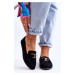 Classic Slip On Moccasins Black Carly