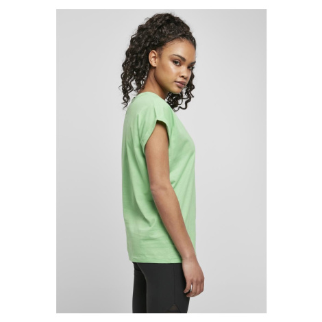 Women's Ghostgreen T-shirt with extended shoulder Urban Classics