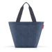 Nákupná taška cez rameno Reisenthel Shopper M Herringbone dark blue