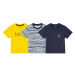 lupilu® Chlapčenské tričko, 3 kusy (žltá/modrá)