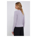 Vlnený sveter Calvin Klein dámsky, fialová farba, tenký