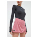 Športová sukňa adidas Performance Club ružová farba, mini, rovný strih