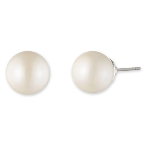 Lauren Ralph Lauren Náušnice  strieborná / perlovo biela