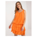 TW SK BI 8139 šaty.44 oranžová jedna
