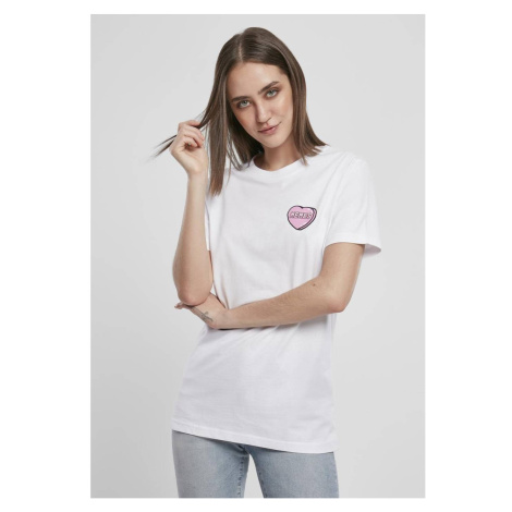 Women's single-breasted T-shirt white