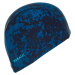 Látková plavecká čiapka s potlačou Hide modro-čierna