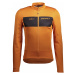 SCOTT Cyklistická zateplená bunda - RC WARM HYBRID WB - čierna/oranžová