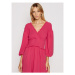 NA-KD Letné šaty Smocked 1018-006780-0015-581 Ružová Regular Fit