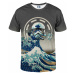 Aloha From Deer Kanagawa Trooper T-Shirt TSH AFD702 Grey