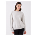 LC Waikiki Crew Neck Plain Long Sleeve Oversize Women's Sweatshirt