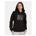 Women's cotton hooded sweatshirt Kilpi NIKY-W Black