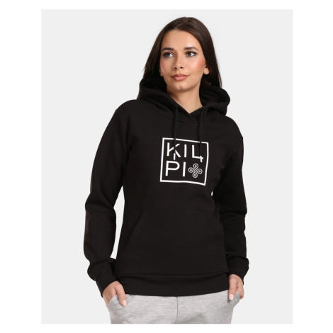 Women's cotton hooded sweatshirt Kilpi NIKY-W Black